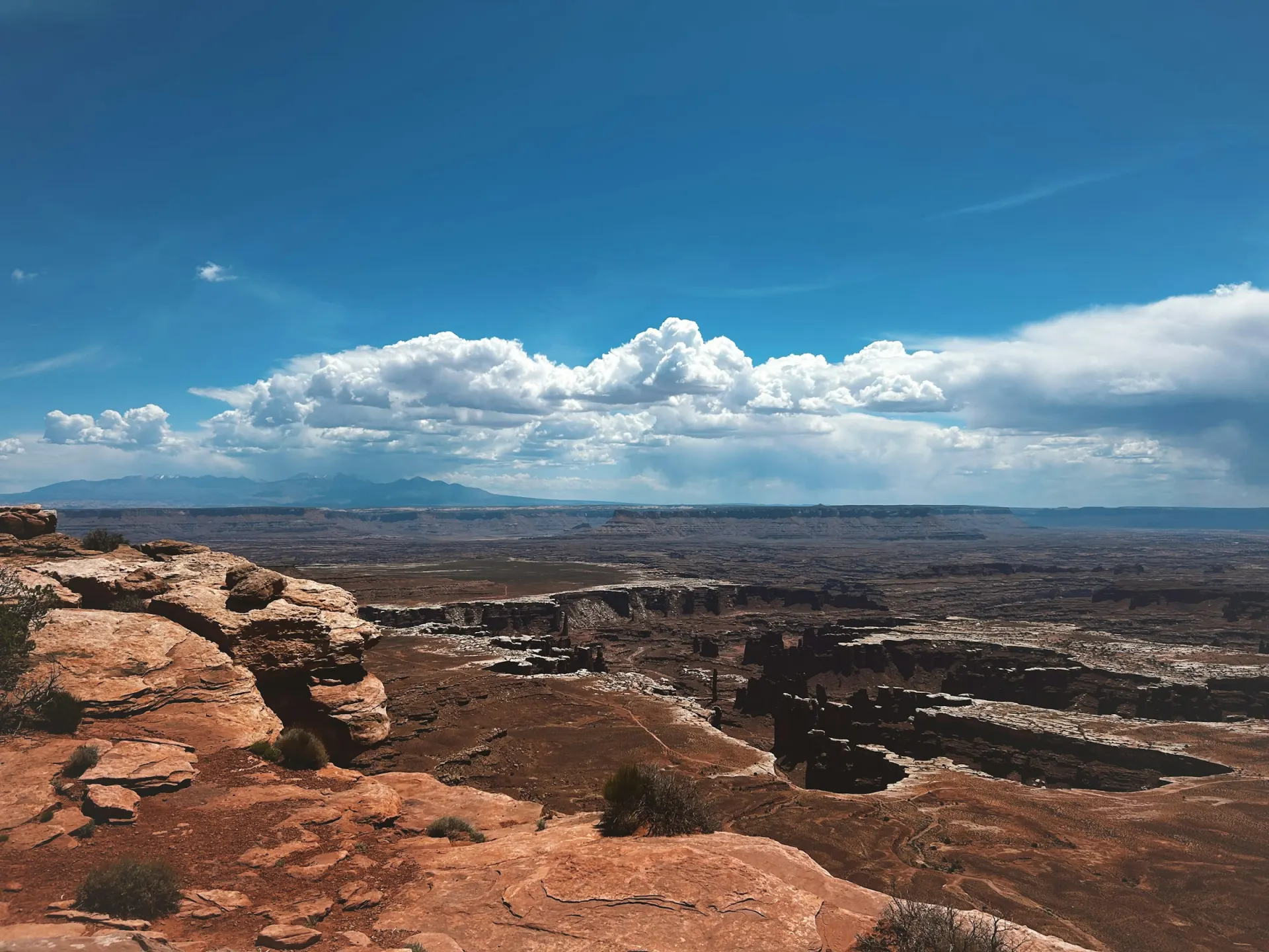 Canyon and mesa terrain in the American Southwest